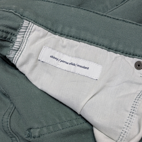 Amazon Essentials green stretchy skinny jeans 40x29 - Picture 11 of 14